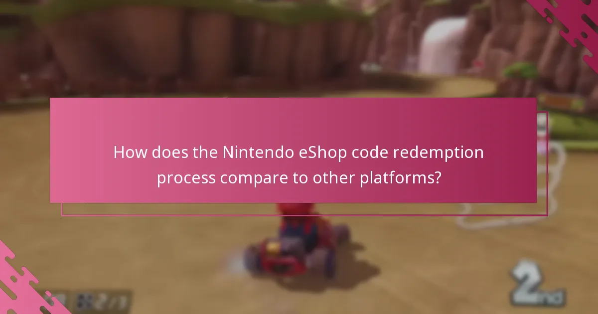 What are the requirements for redeeming Nintendo eShop codes?