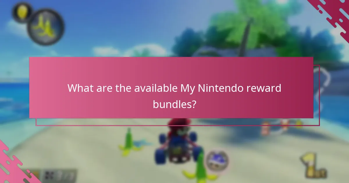 How do My Nintendo reward bundles compare?
