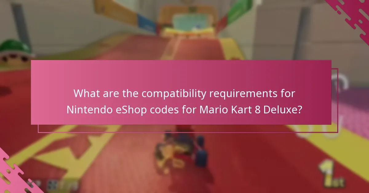 How do I redeem a Nintendo eShop code for Mario Kart 8 Deluxe?
