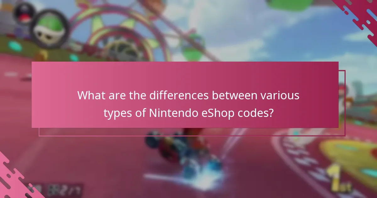 How do Nintendo eShop code redemption policies compare across different games?