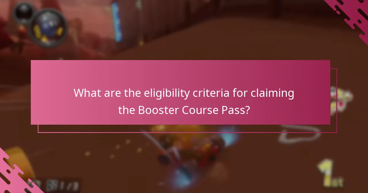 What are the common issues when claiming the Booster Course Pass?