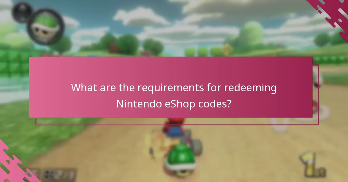 How does the Nintendo eShop code redemption process compare to other platforms?