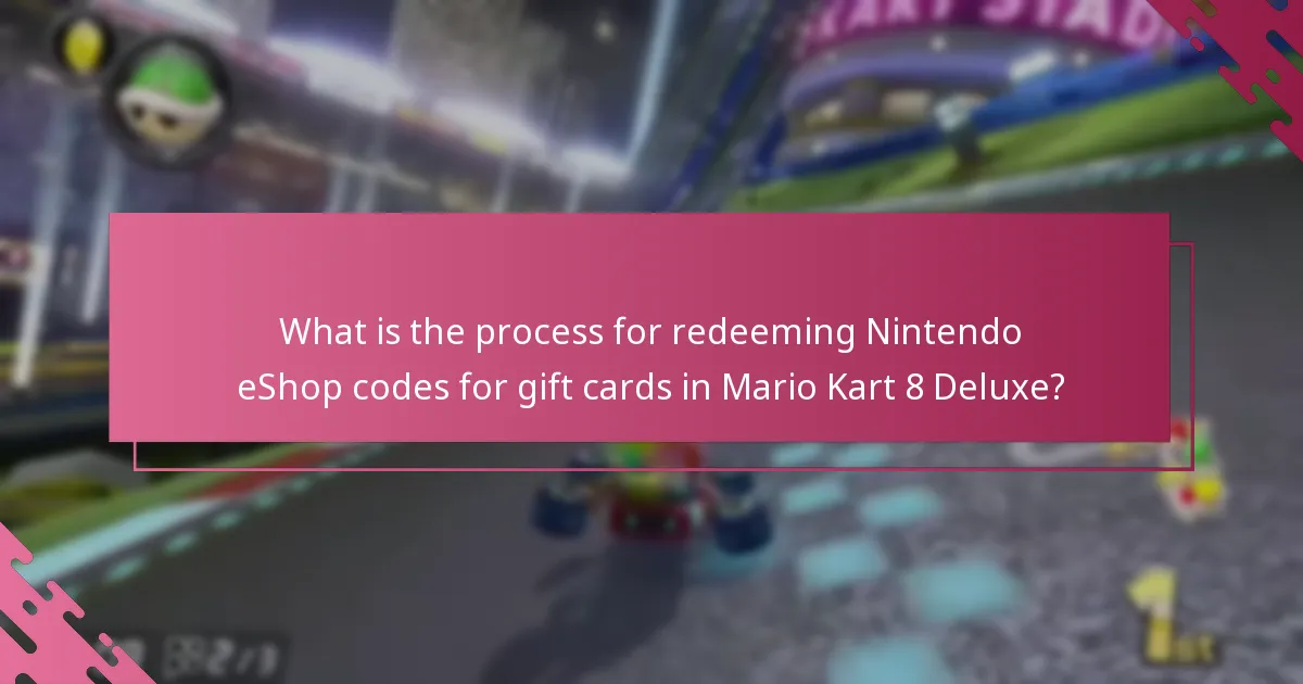 How does the redemption process for Mario Kart 8 Deluxe compare to other Nintendo games?